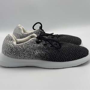 Giesswein Merino Wool Sneakers Black White Comfort Shoes EU 39 US 8 Germany